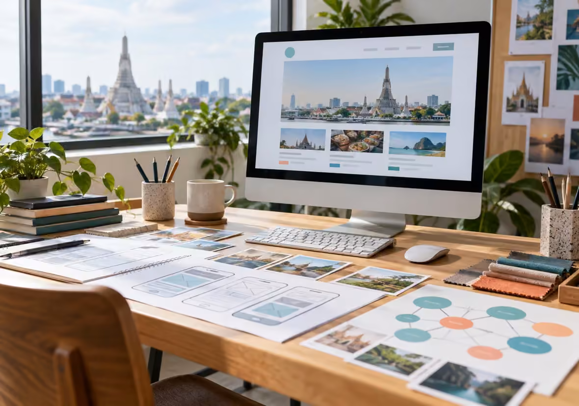 Website Wireframe and Content Calendar for Comparing Sixtygram